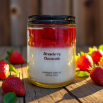 Strawberry Cheesecake candle🍓🧁