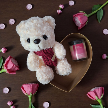 Teddy bear gift box 🤍