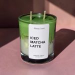 Iced Matcha Latte candle💚