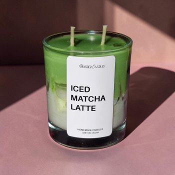 Iced Matcha Latte candle💚